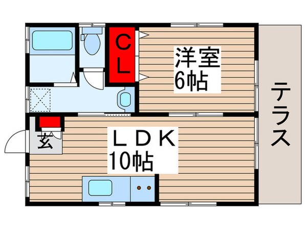 加藤貸家　１号棟の物件間取画像